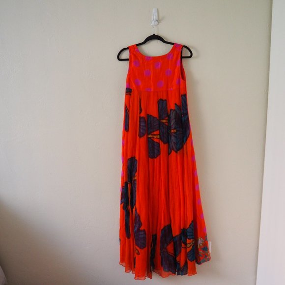 Anthropologie Anupamaa Santee Maxi Silk Boho Dress - Picture 9 of 9